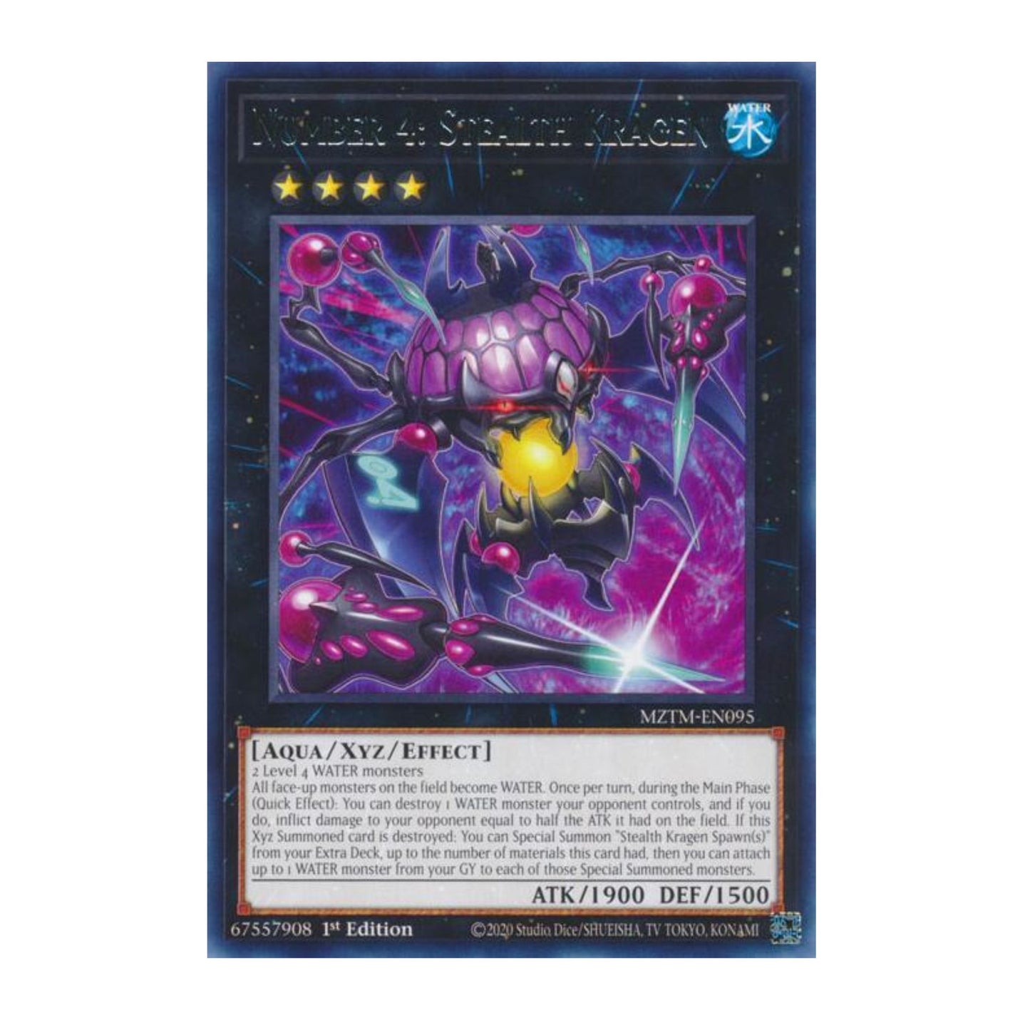 Yu-Gi-Oh! Number 4: Stealth Kragen - Maze of the Master (MZTM)