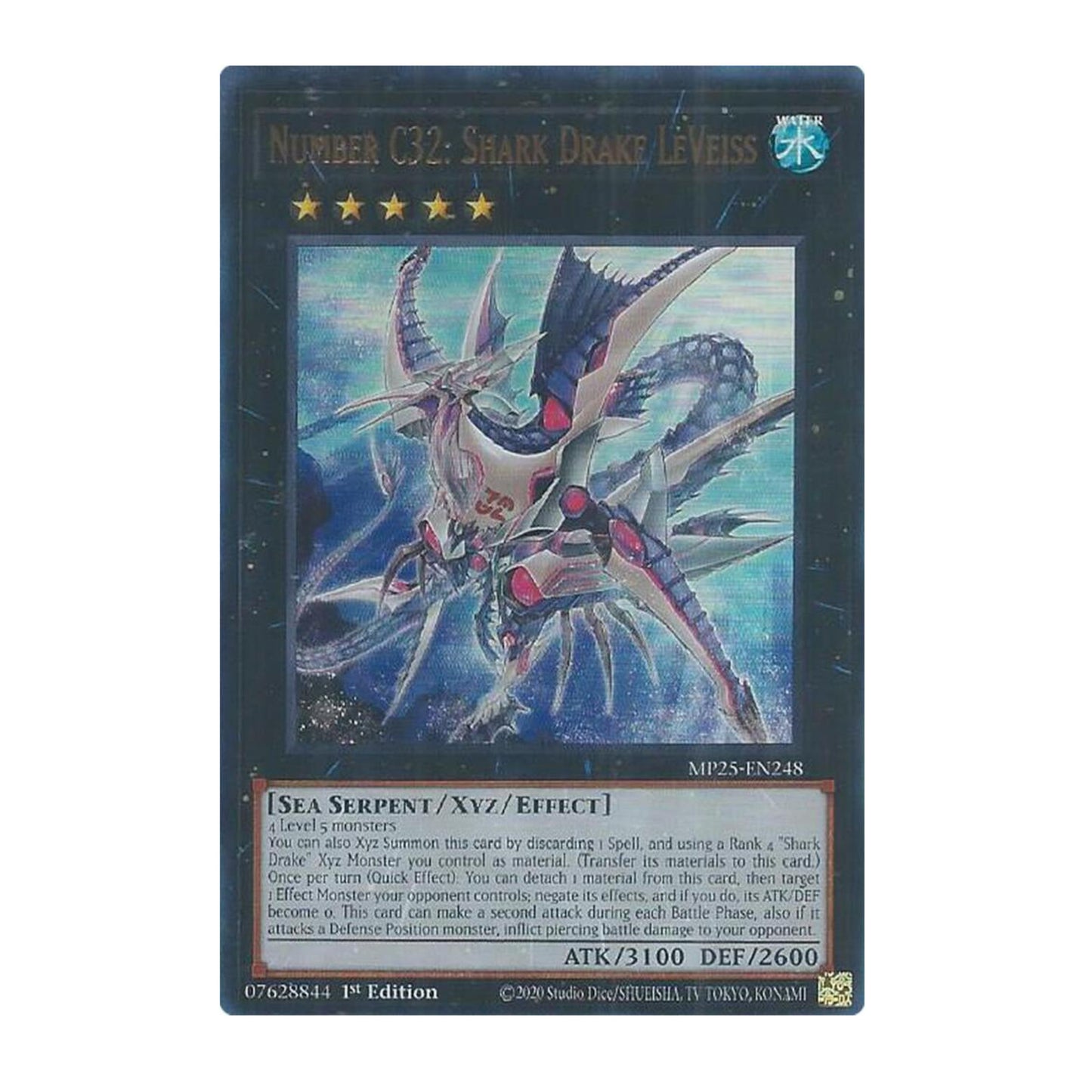 Yu-Gi-Oh! Number C32: Shark Drake LeVeiss - 2025 Mega-Pack (MP25)