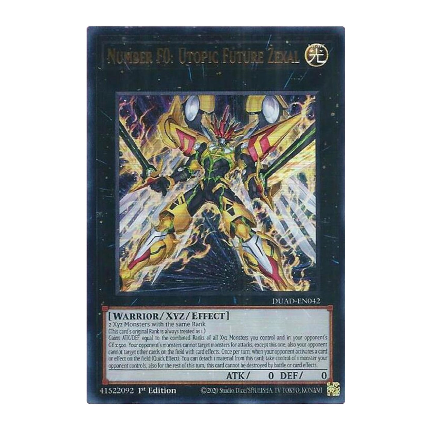 Yu-Gi-Oh! Number F0: Utopic Future Zexal - Duelist's Advance (DUAD)