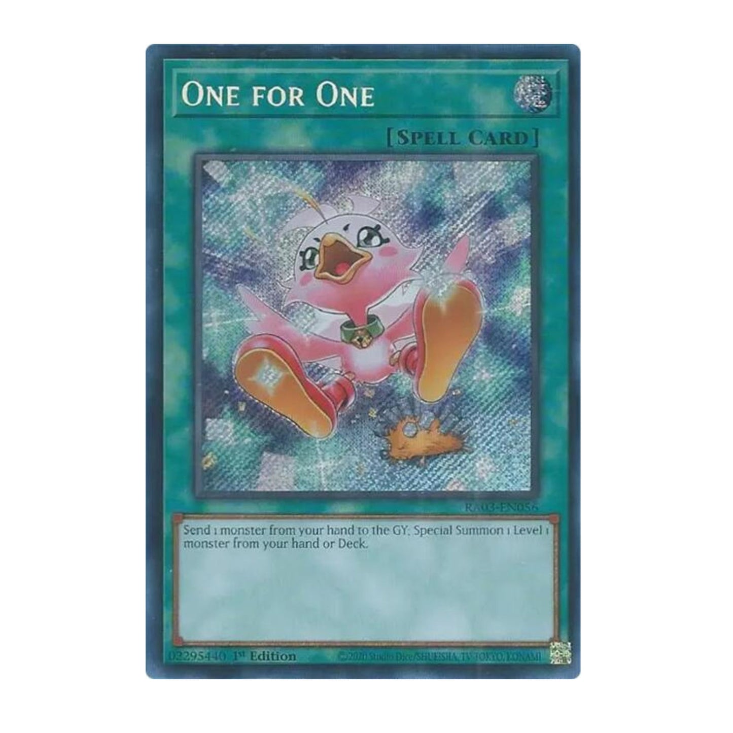 Yu-Gi-Oh! One for One (Alternate Art) (Secret Rare) - Quarter Century Bonanza