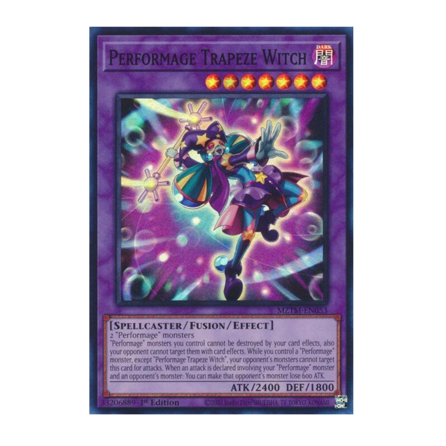 Yu-Gi-Oh! Performage Trapeze Witch - Maze of the Master (MZTM)