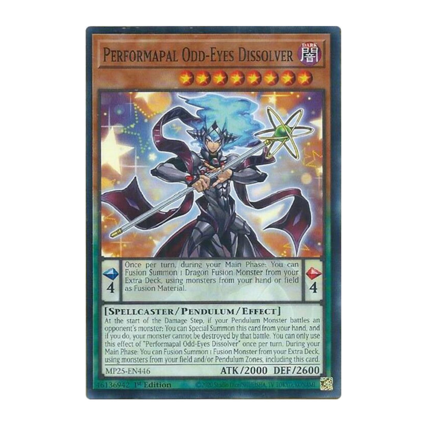 Yu-Gi-Oh! Performapal Odd-Eyes Dissolver - 2025 Mega-Pack (MP25)