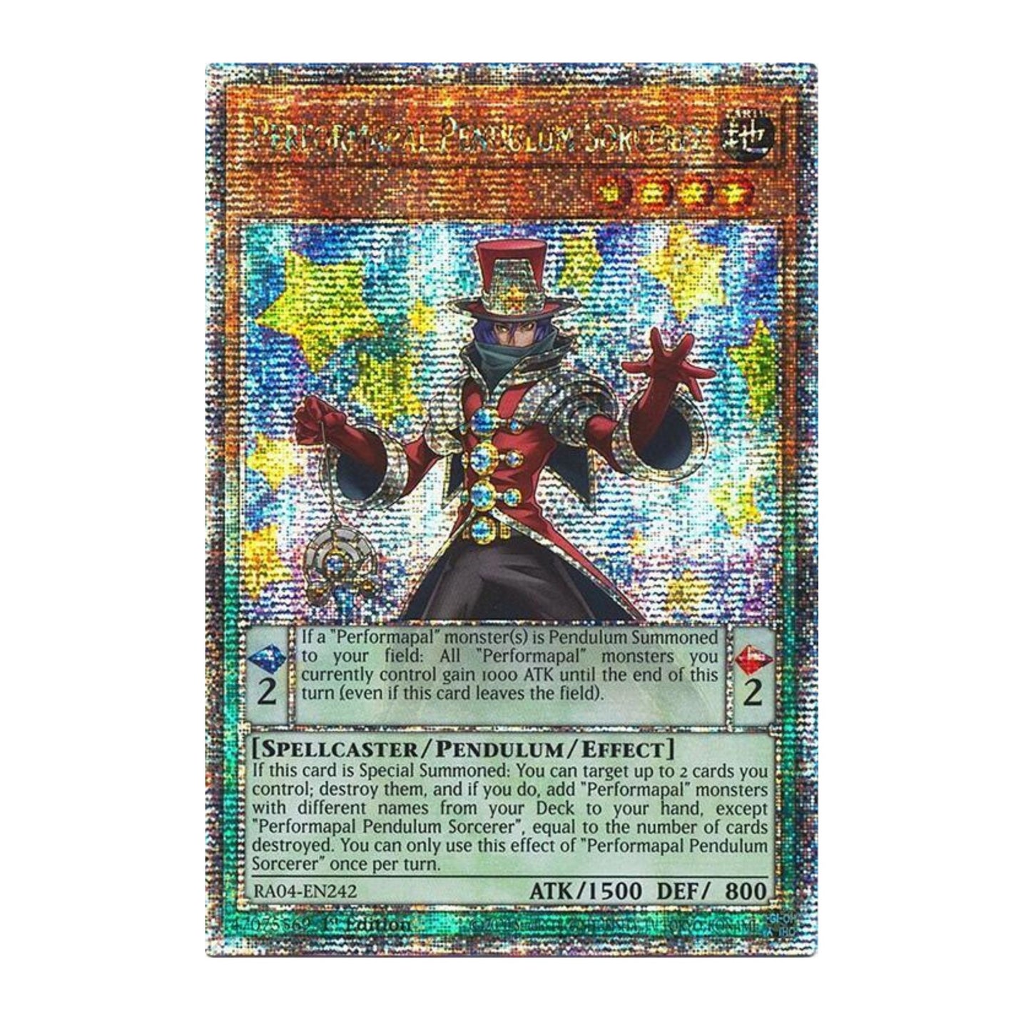 Yu-Gi-Oh! Performapal Pendulum Sorcerer (Quarter Century Secret Rare) - Quarter Century Stampede