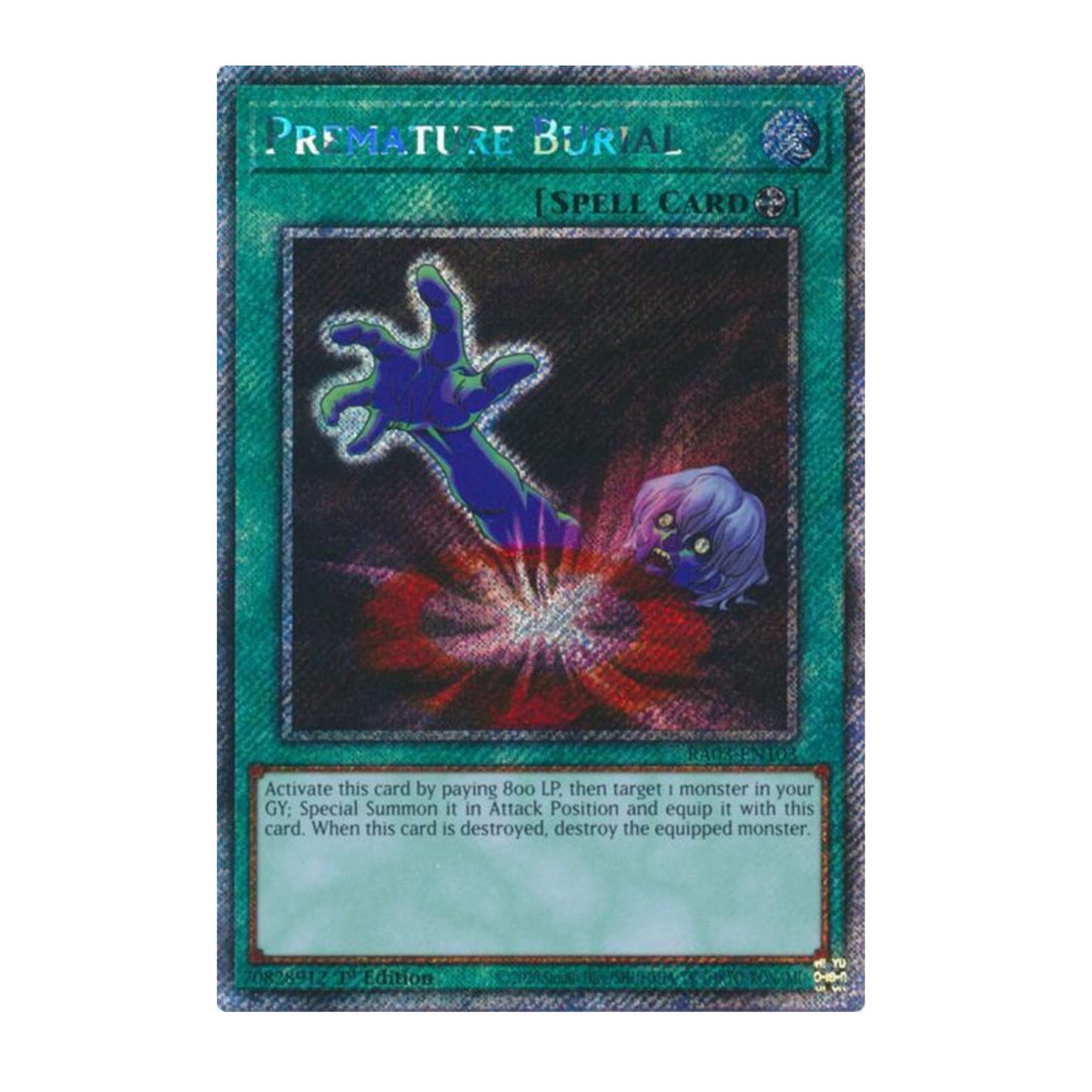 Premature Burial (Platinum Secret Rare) - Quarter Century Bonanza