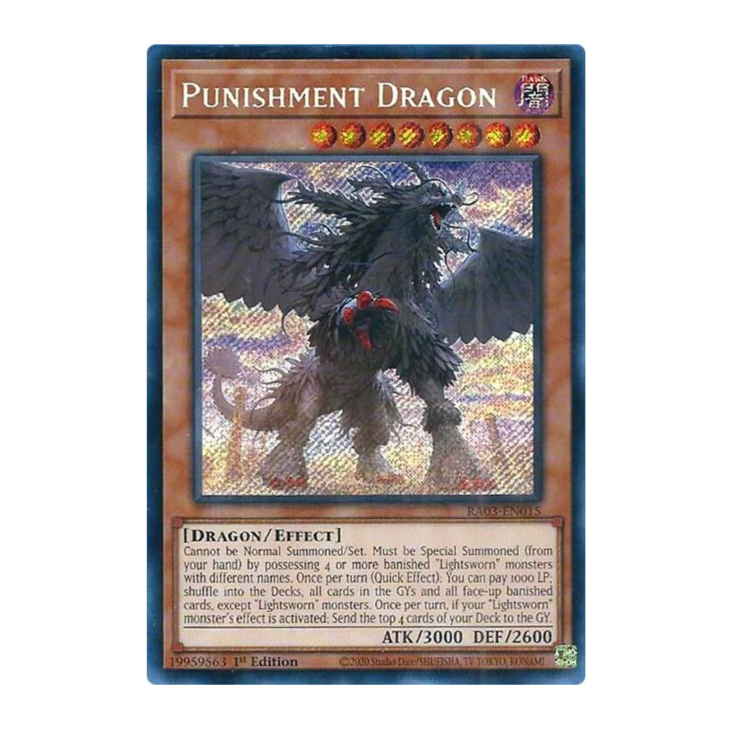 Yu-Gi-Oh! Punishment Dragon (Secret Rare) - Quarter Century Bonanza