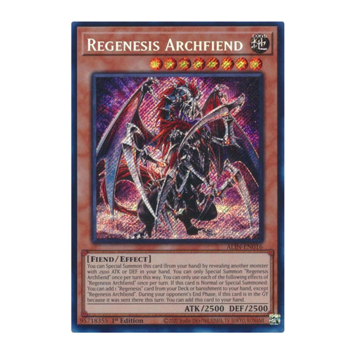 Yu-Gi-Oh! Regenesis Archfiend - Alliance Insight (ALIN)