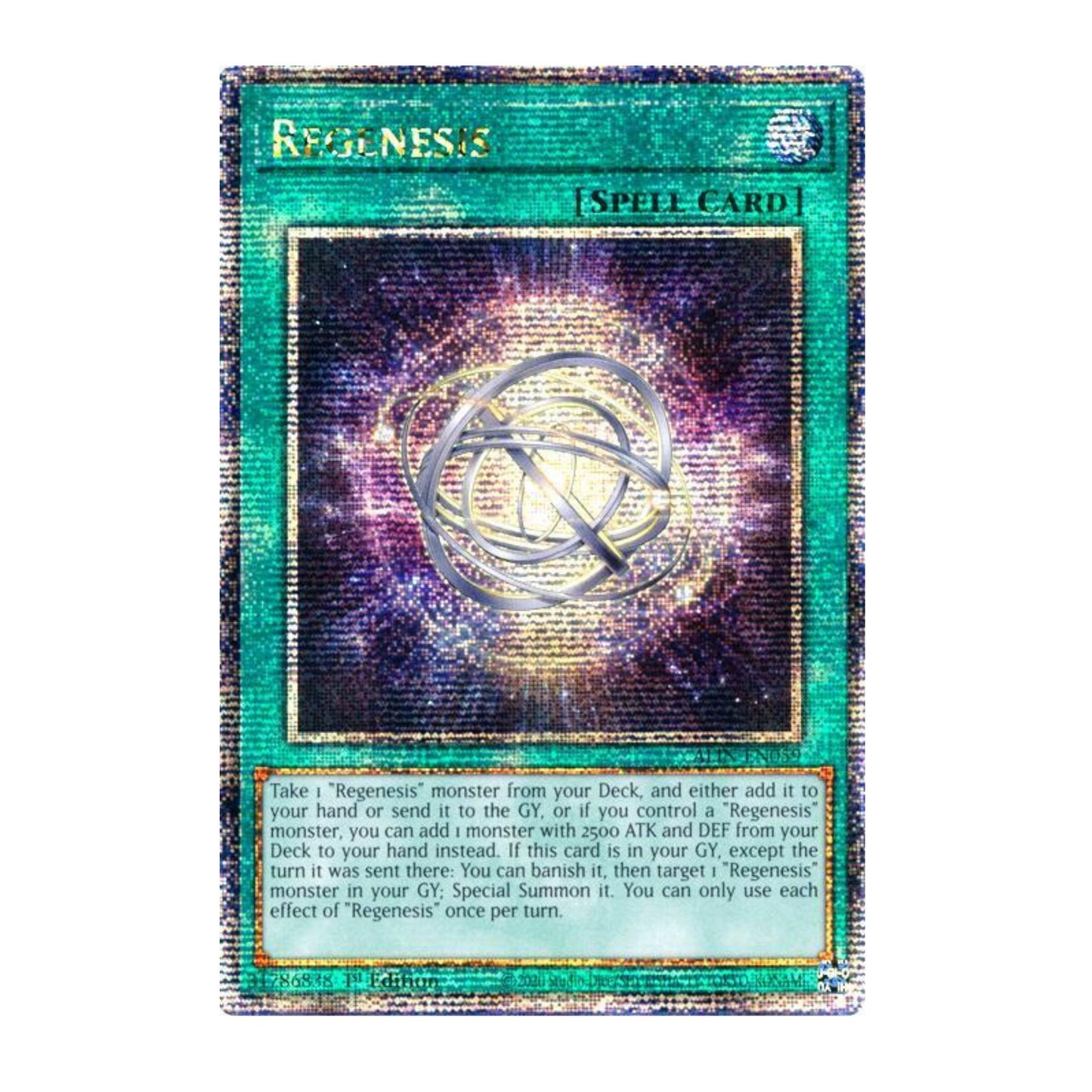 Yu-Gi-Oh! Regenesis (Quarter Century Secret Rare) - Alliance Insight (ALIN)