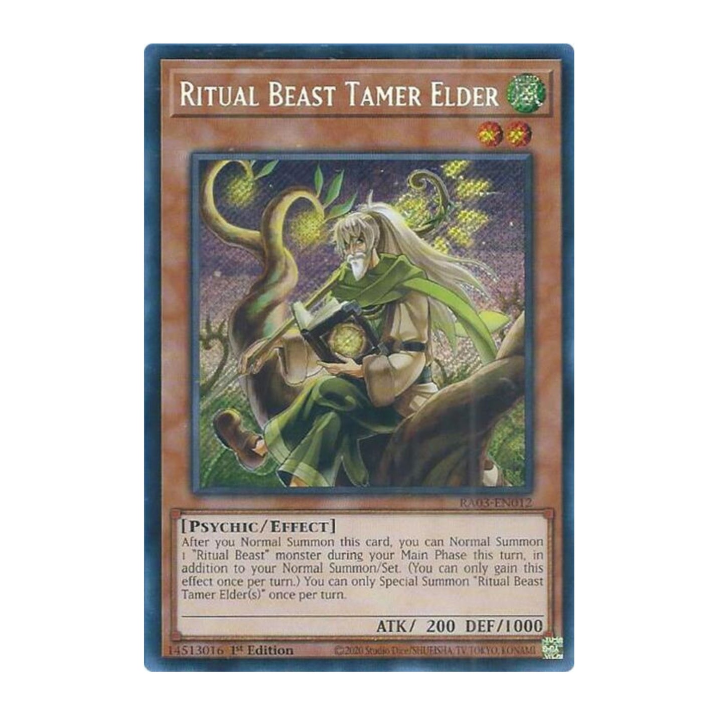 Yu-Gi-Oh! Ritual Beast Tamer Elder (Secret Rare) - Quarter Century Bonanza