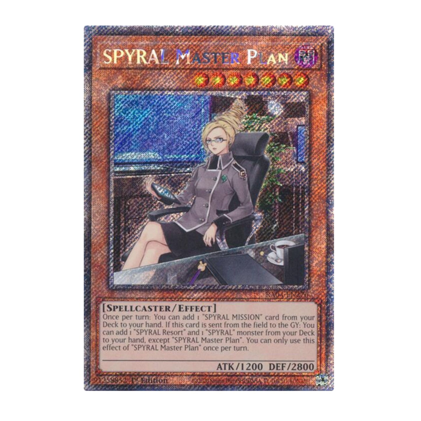 Yu-Gi-Oh! SPYRAL Master Plan (Platinum Secret Rare) - Quarter Century Stampede