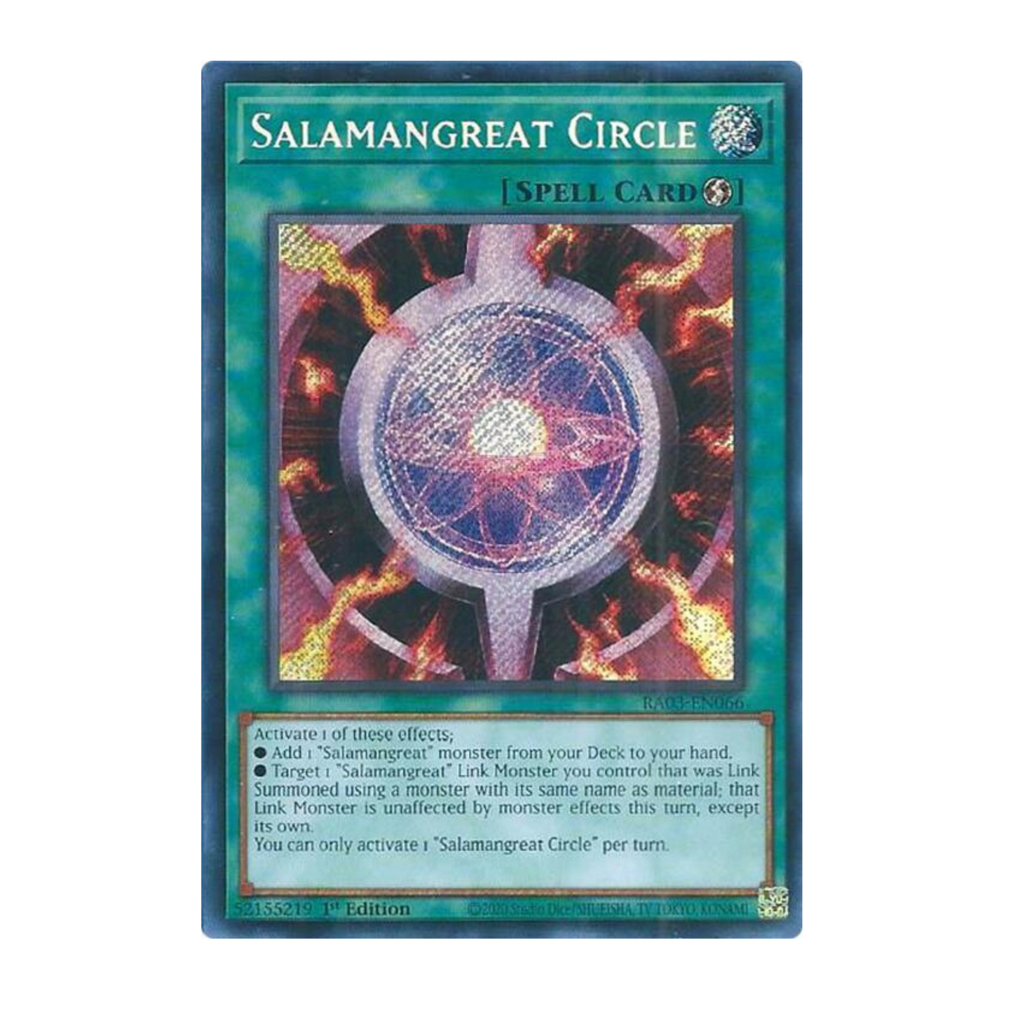 Yu-Gi-Oh! Salamangreat Circle (Secret Rare) - Quarter Century Bonanza
