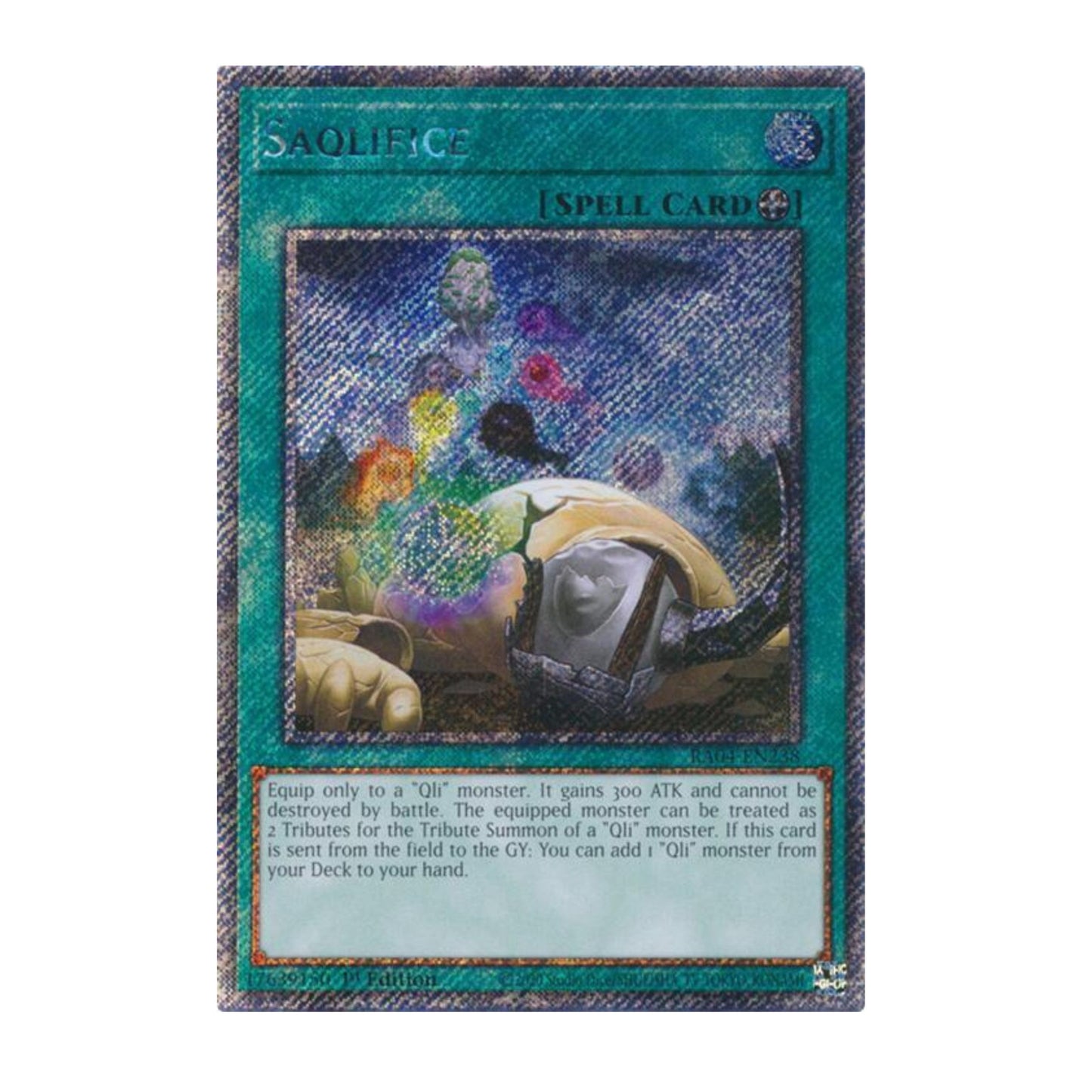Yu-Gi-Oh! Saqlifice (Platinum Secret Rare) - Quarter Century Stampede