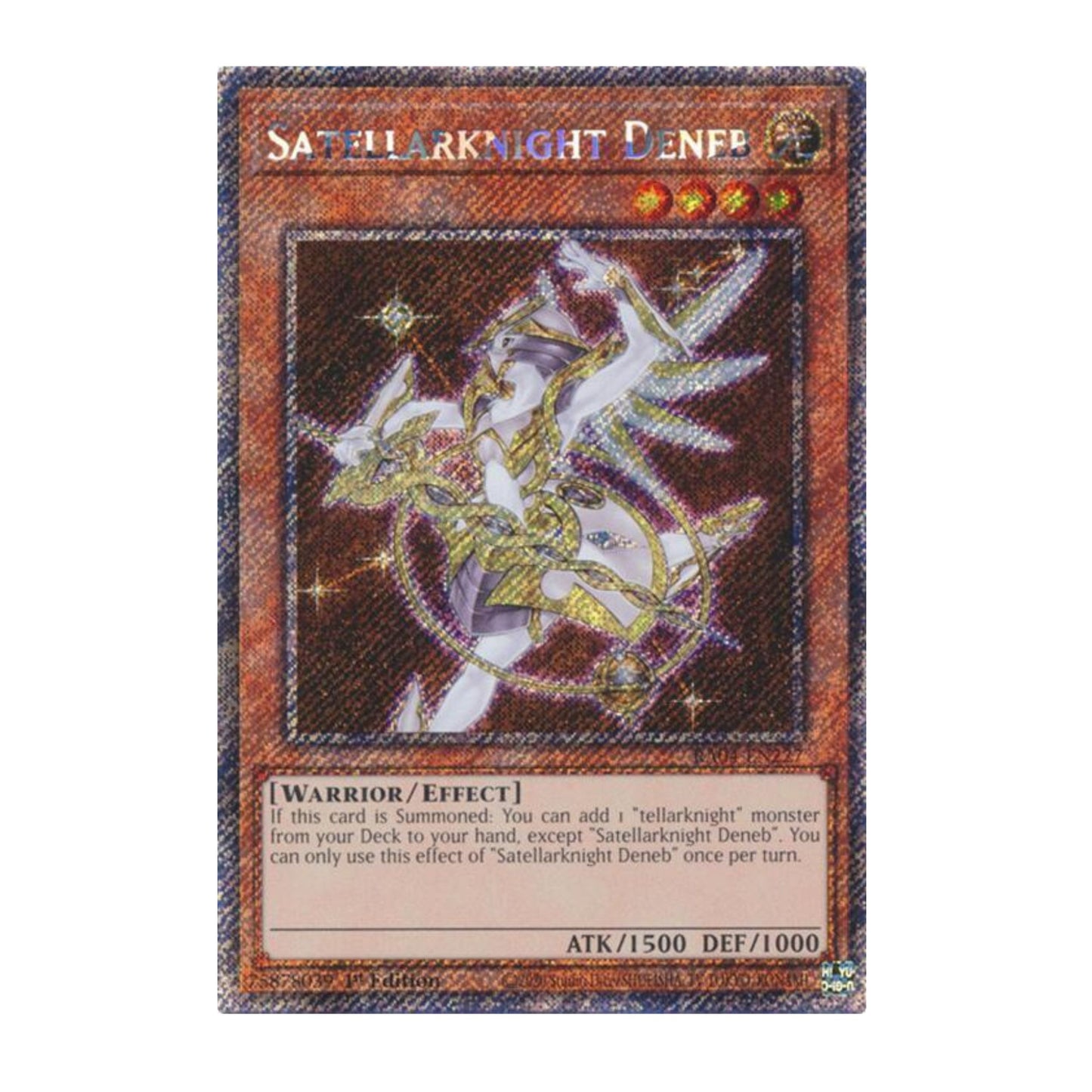 Yu-Gi-Oh! Satellarknight Deneb (Platinum Secret Rare) - Quarter Century Stampede