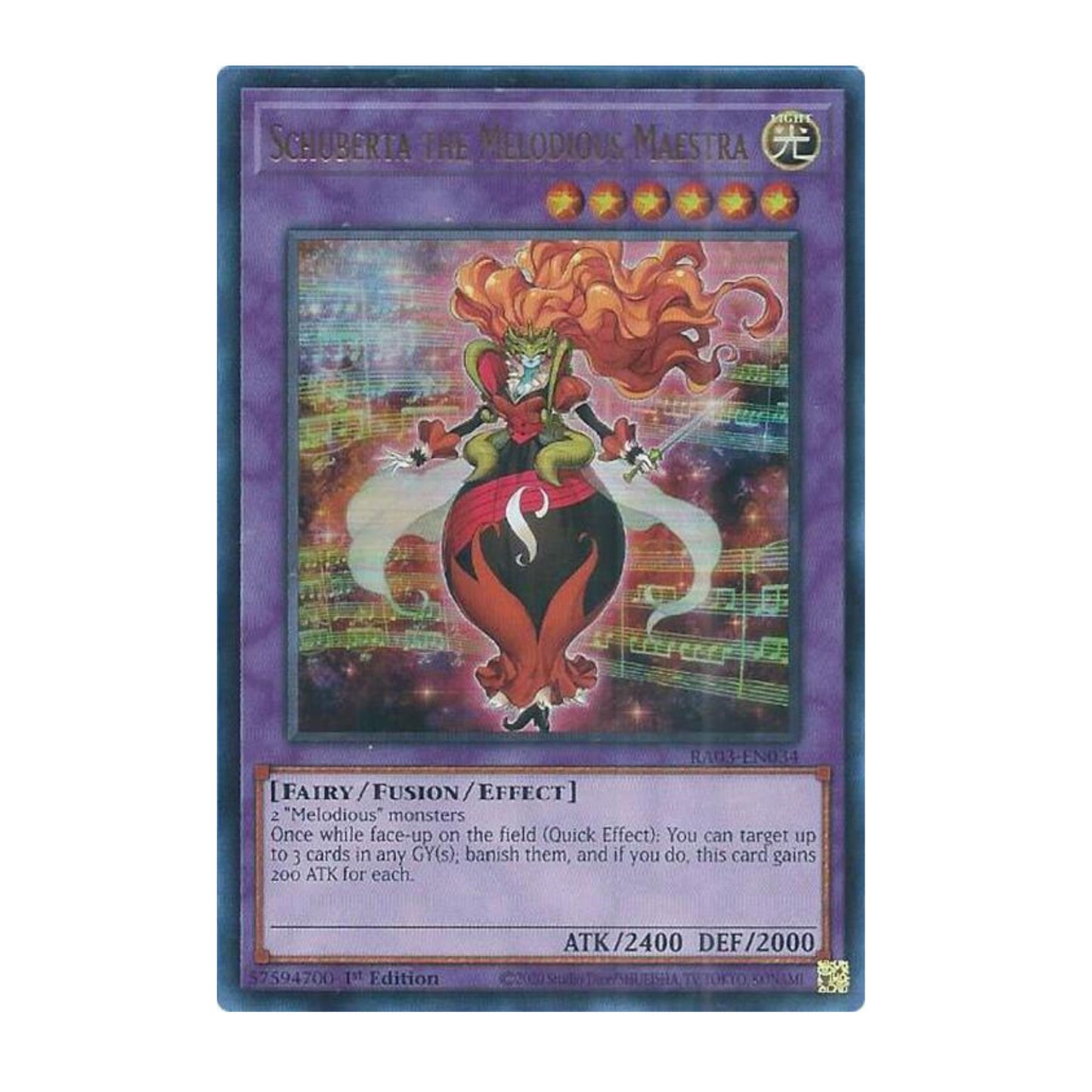 Yu-Gi-Oh! Schuberta the Melodious Maestra (UR) - Quarter Century Bonanza