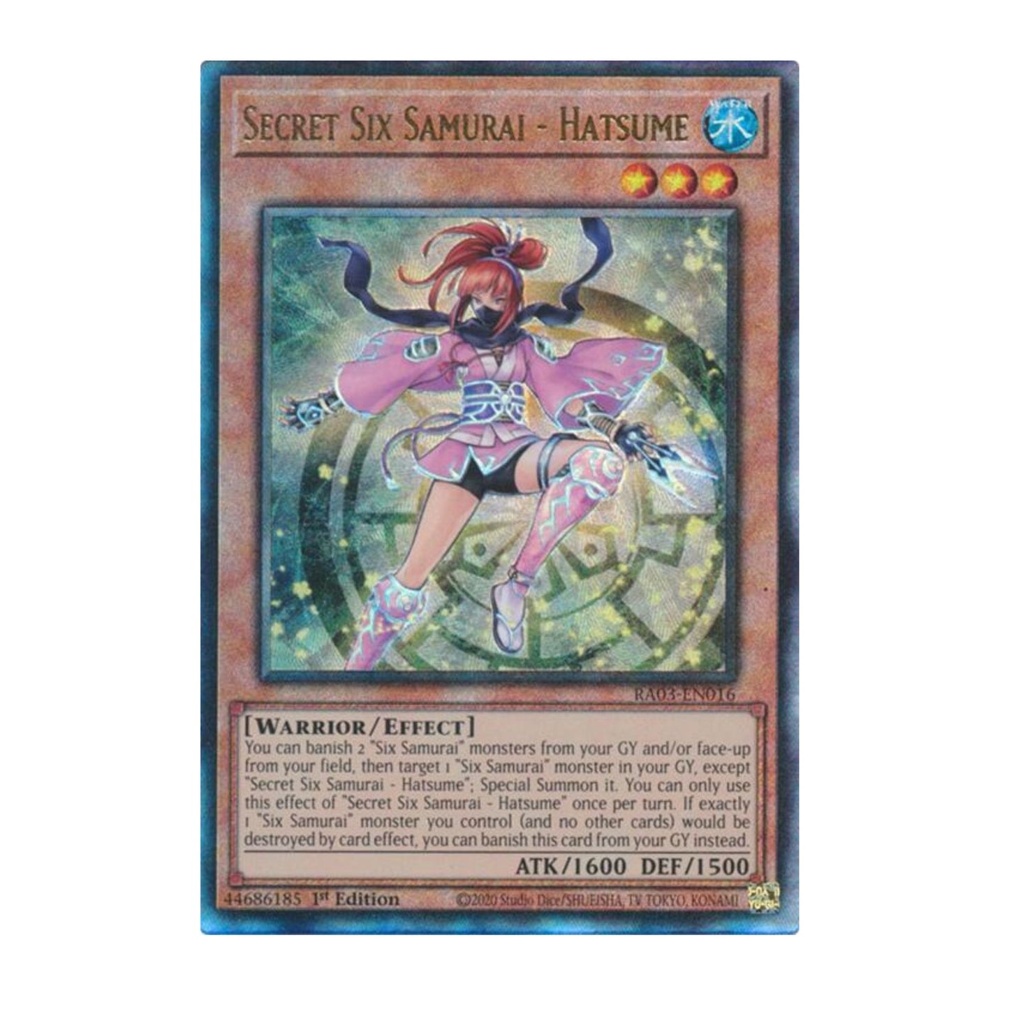 Yu-Gi-Oh! Secret Six Samurai - Hatsume (PUR) - Quarter Century Bonanza