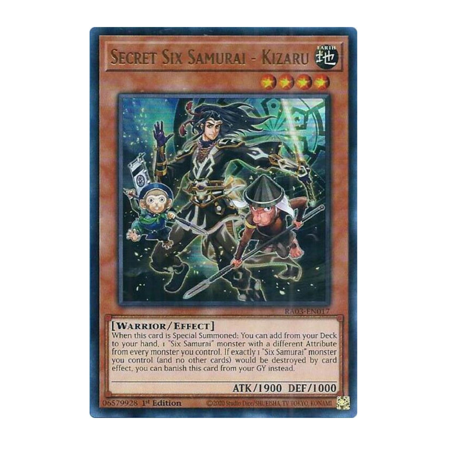 Yu-Gi-Oh! Secret Six Samurai - Kizaru (UR) - Quarter Century Bonanza