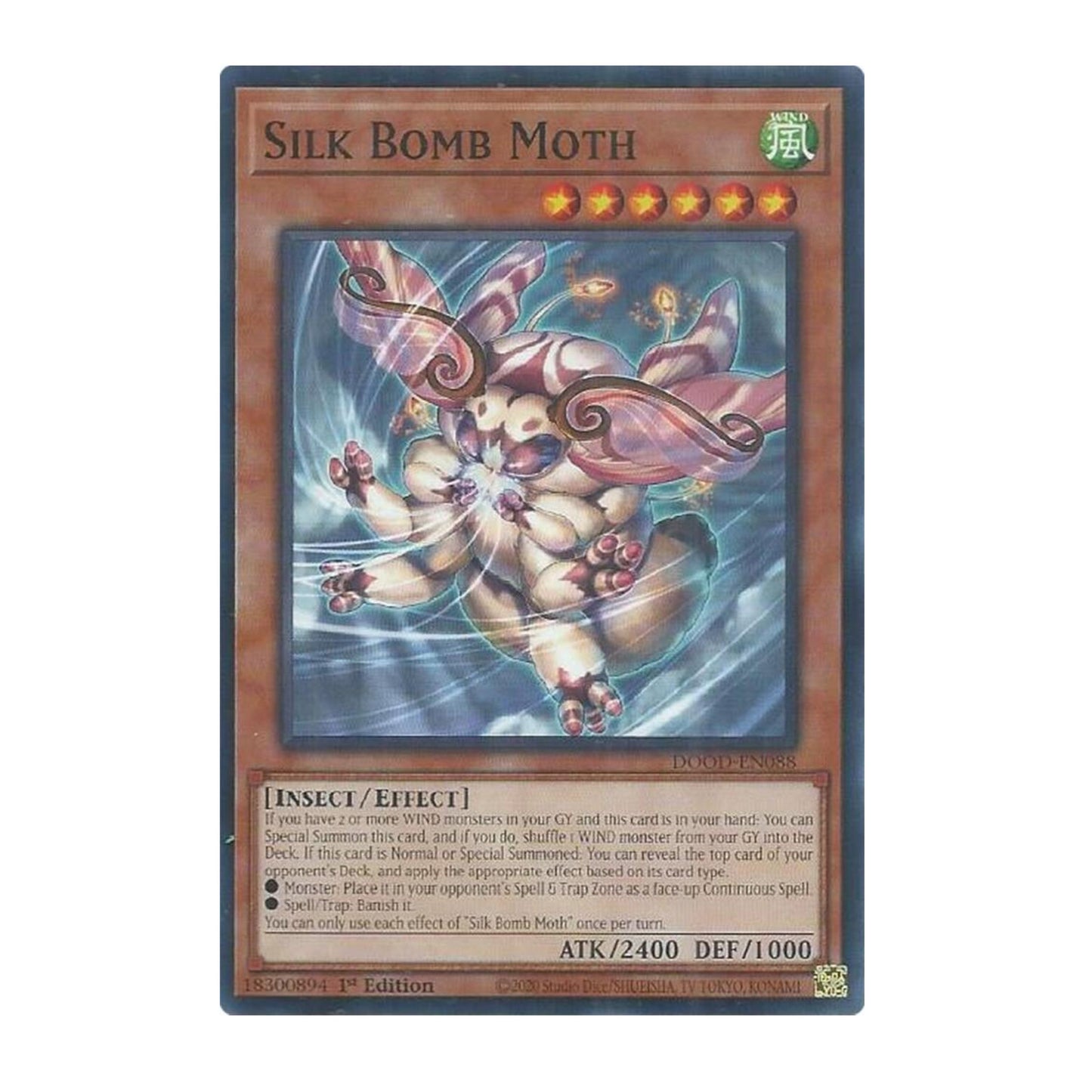 Yu-Gi-Oh! Silk Bomb Moth - Doom of Dimensions (DOOD)