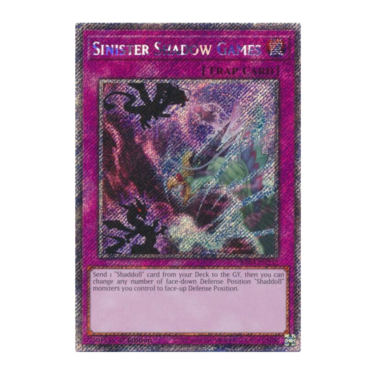 Yu-Gi-Oh! Sinister Shadow Games (Platinum Secret Rare) - Quarter Century Stampede