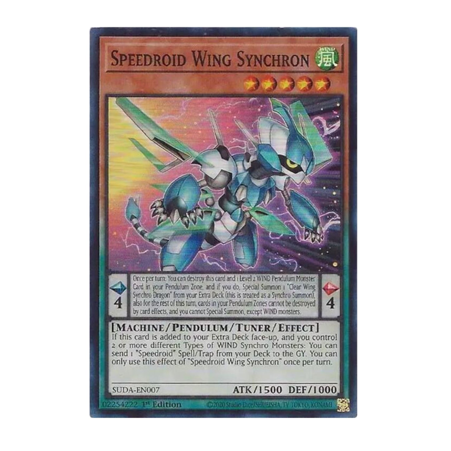 Yu-Gi-Oh! Speedroid Wing Synchron - Supreme Darkness (SUDA)