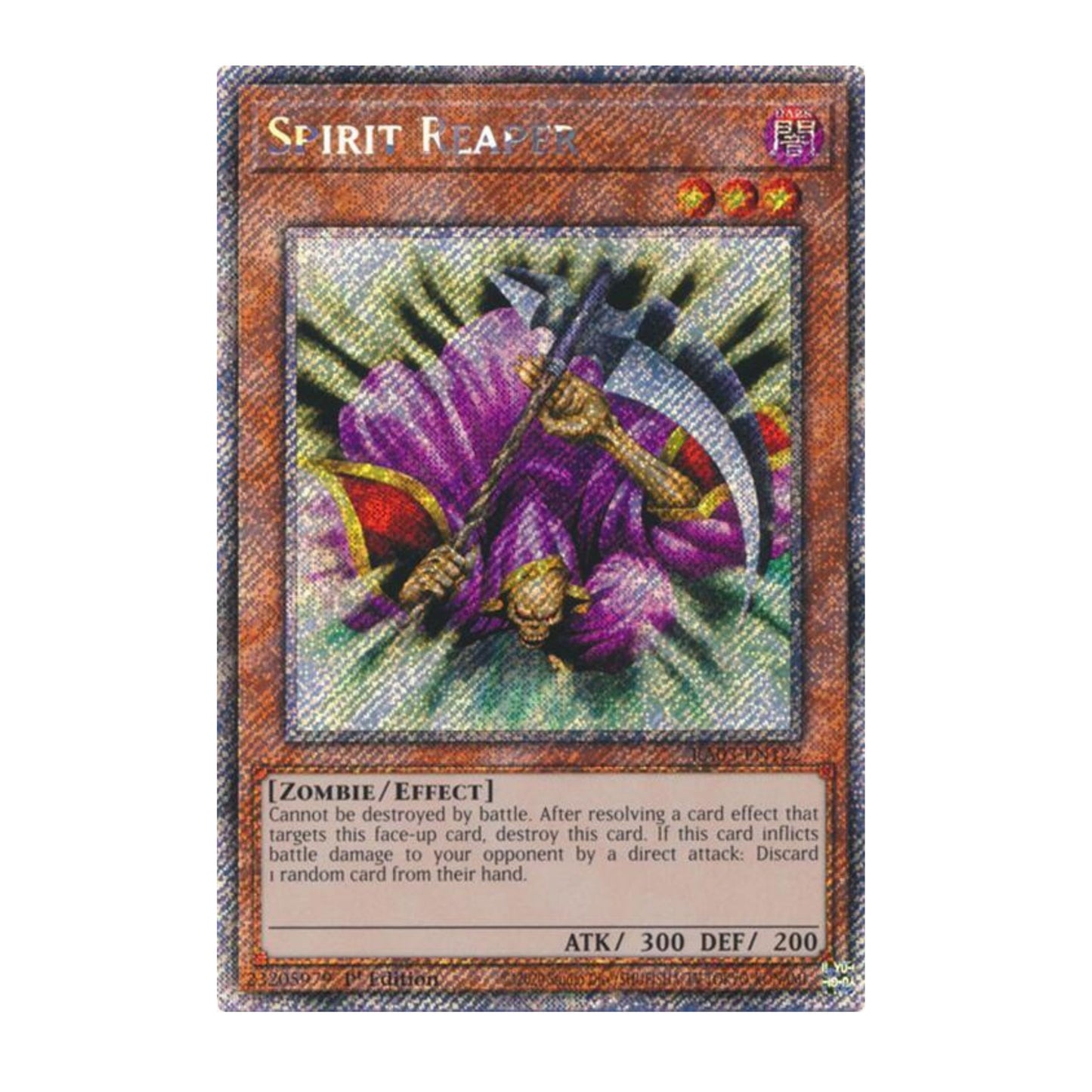 Yu-Gi-Oh! Spirit Reaper (Platinum Secret Rare) - Quarter Century Bonanza