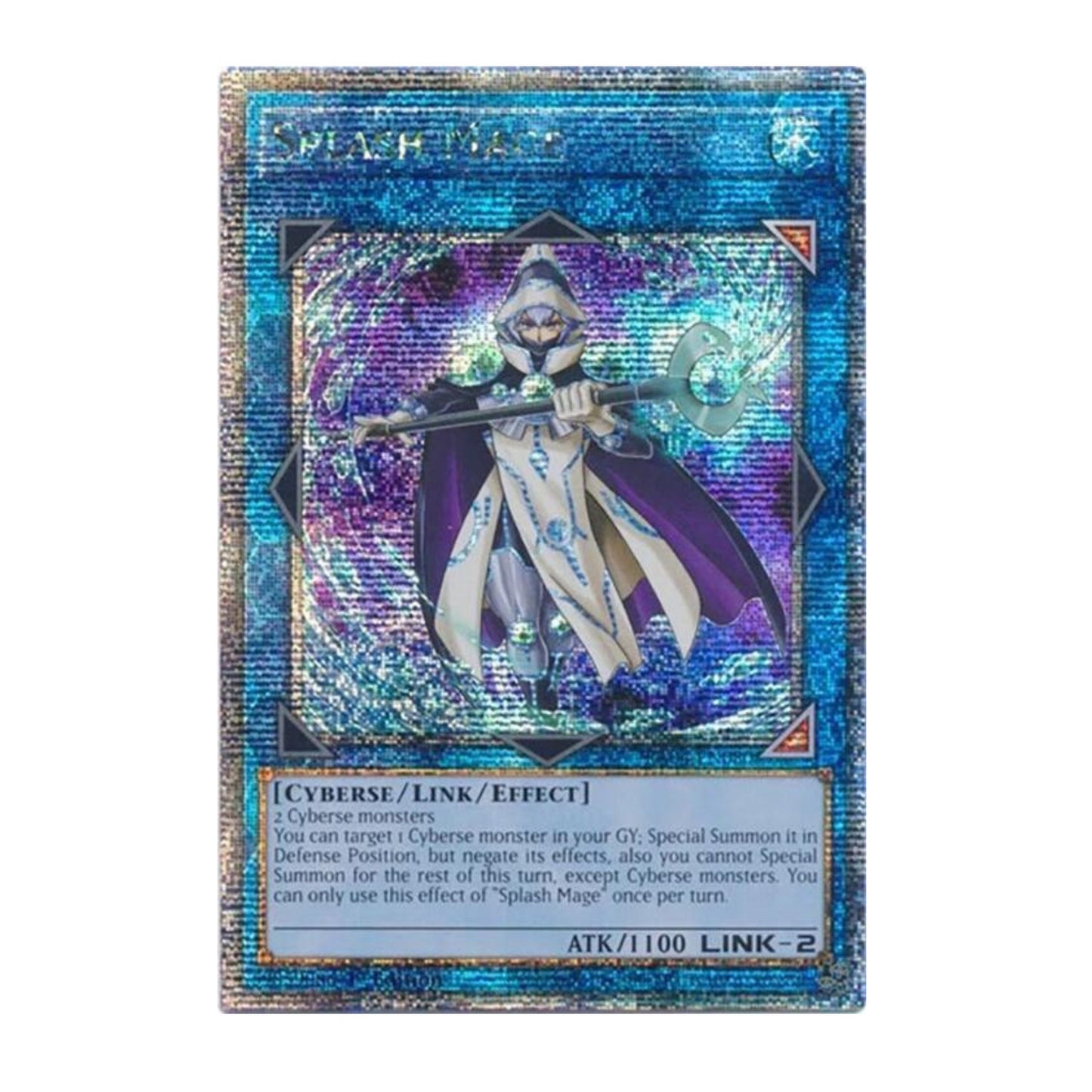 Yu-Gi-Oh! Splash Mage (Quarter Century Secret Rare) - Quarter Century Stampede