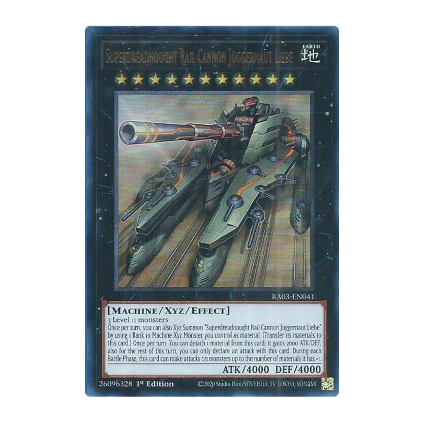 Yu-Gi-Oh! Superdreadnought Rail Cannon Juggernaut Liebe (UR) - Quarter Century Bonanza