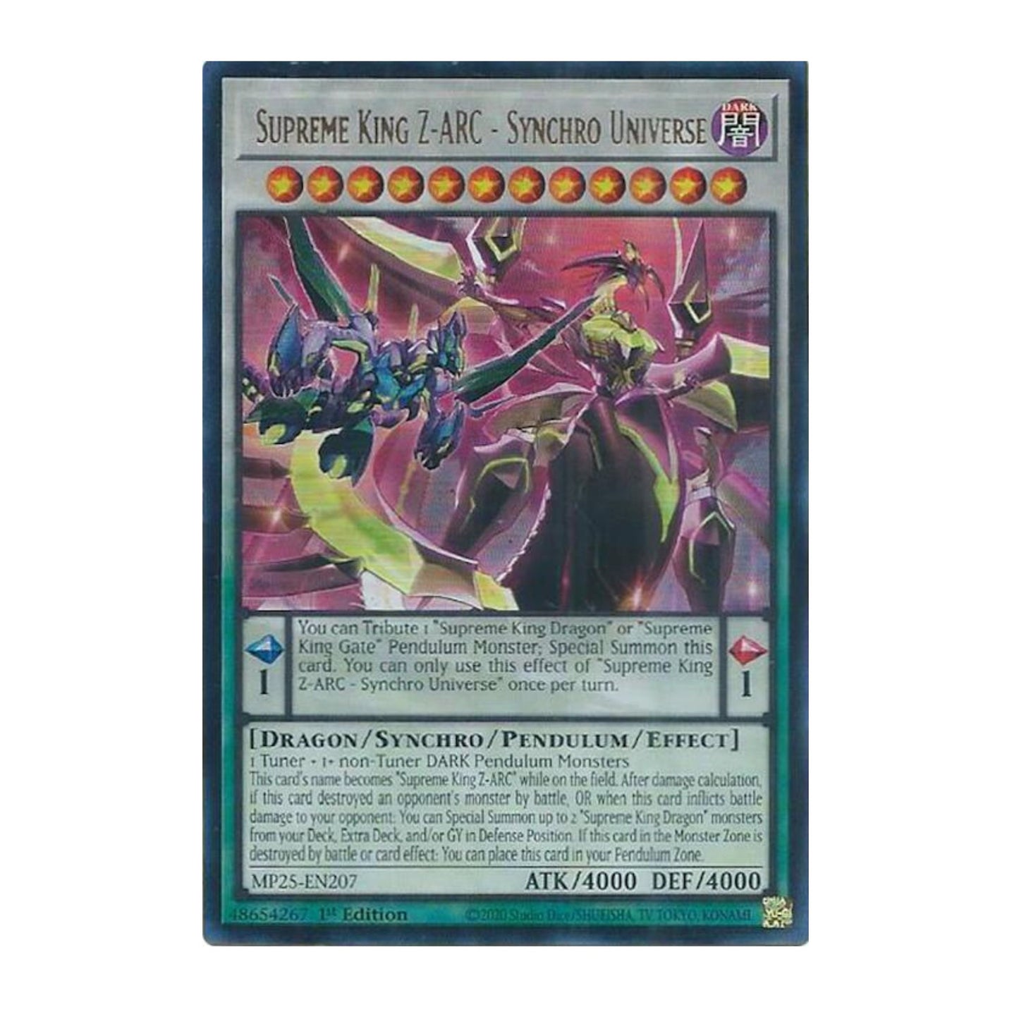 Yu-Gi-Oh! Supreme King Z-ARC - Synchro Universe - 2025 Mega-Pack (MP25)