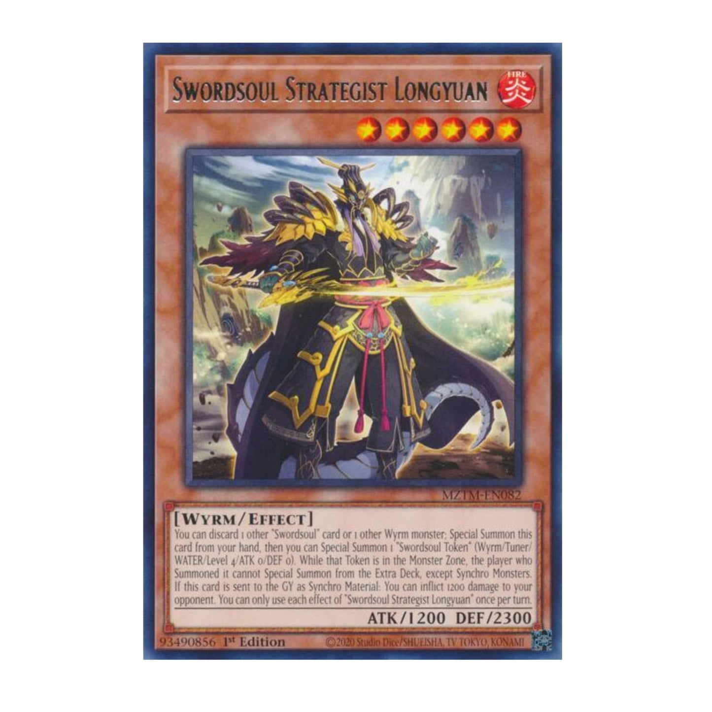 Yu-Gi-Oh! Swordsoul Strategist Longyuan - Maze of the Master (MZTM)