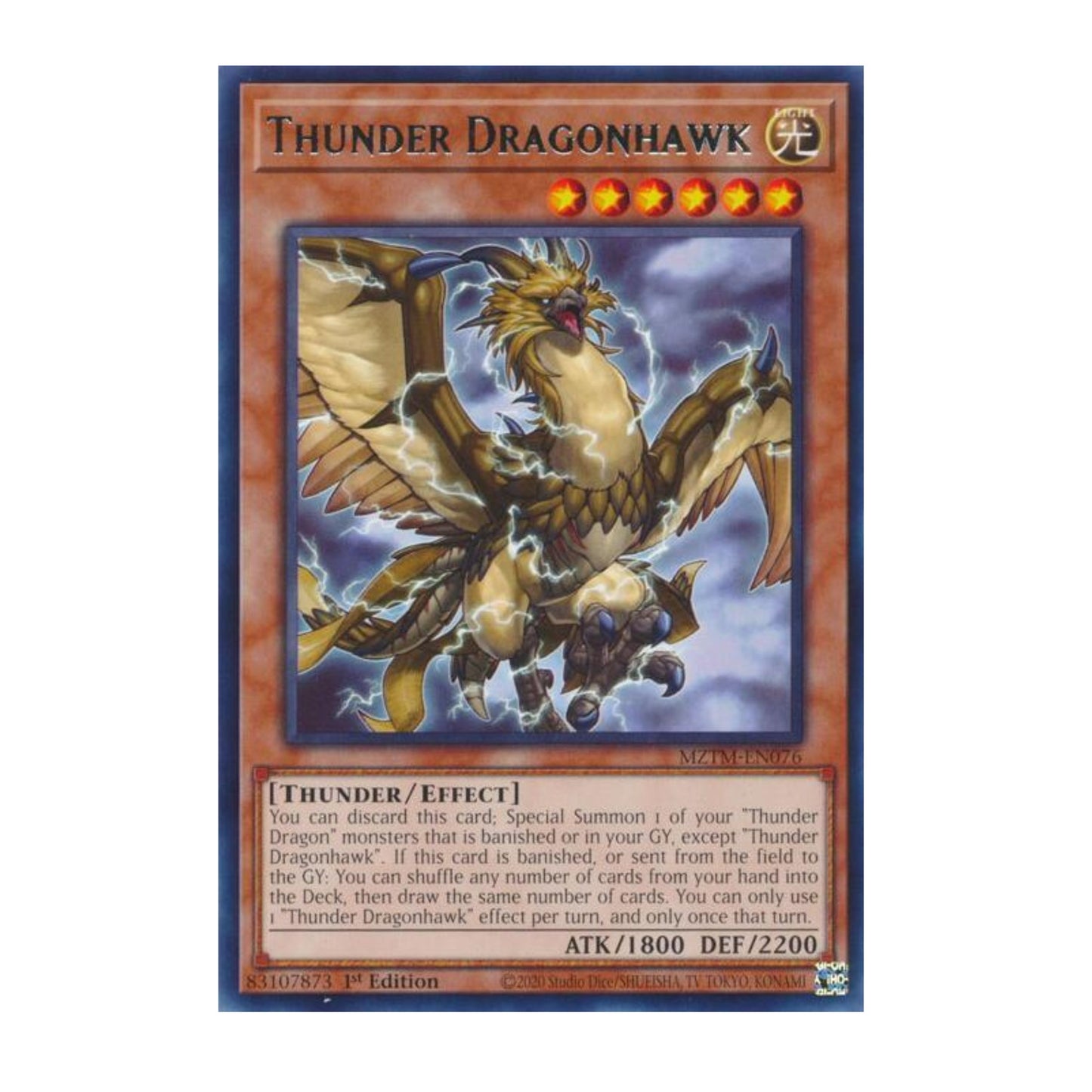 Yu-Gi-Oh! Thunder Dragonhawk - Maze of the Master (MZTM)