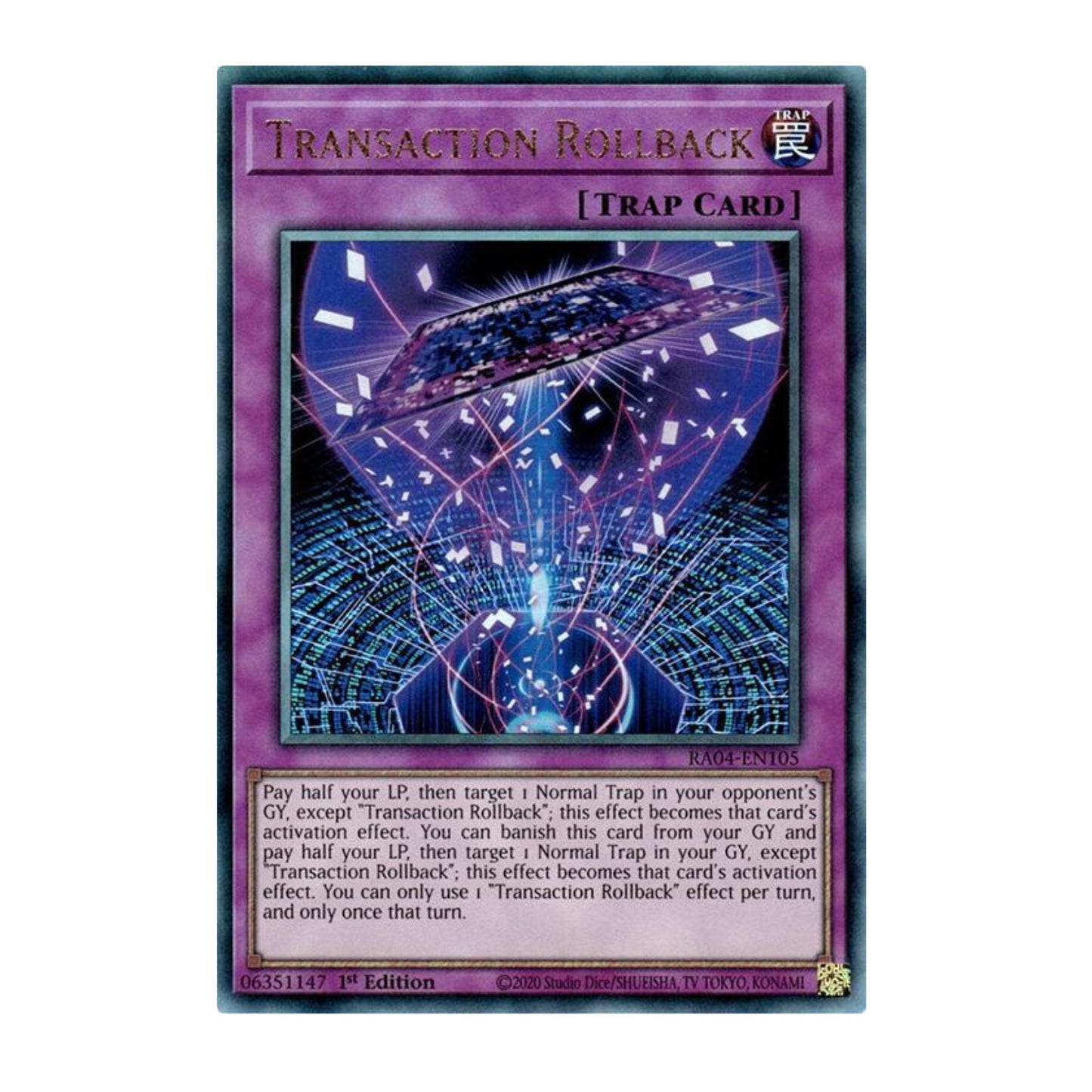 Yu-Gi-Oh! Transaction Rollback (PUR) - Quarter Century Stampede