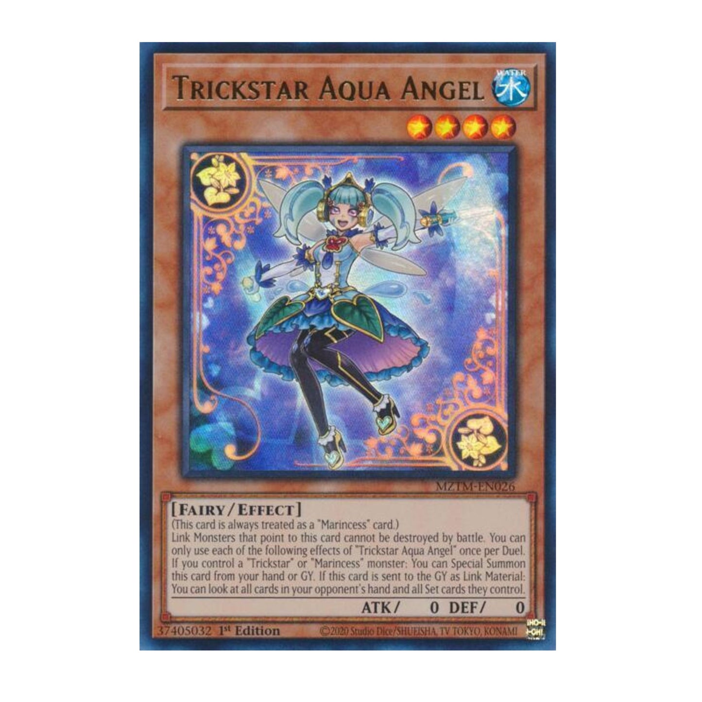 Yu-Gi-Oh! Trickstar Aqua Angel - Maze of the Master (MZTM)