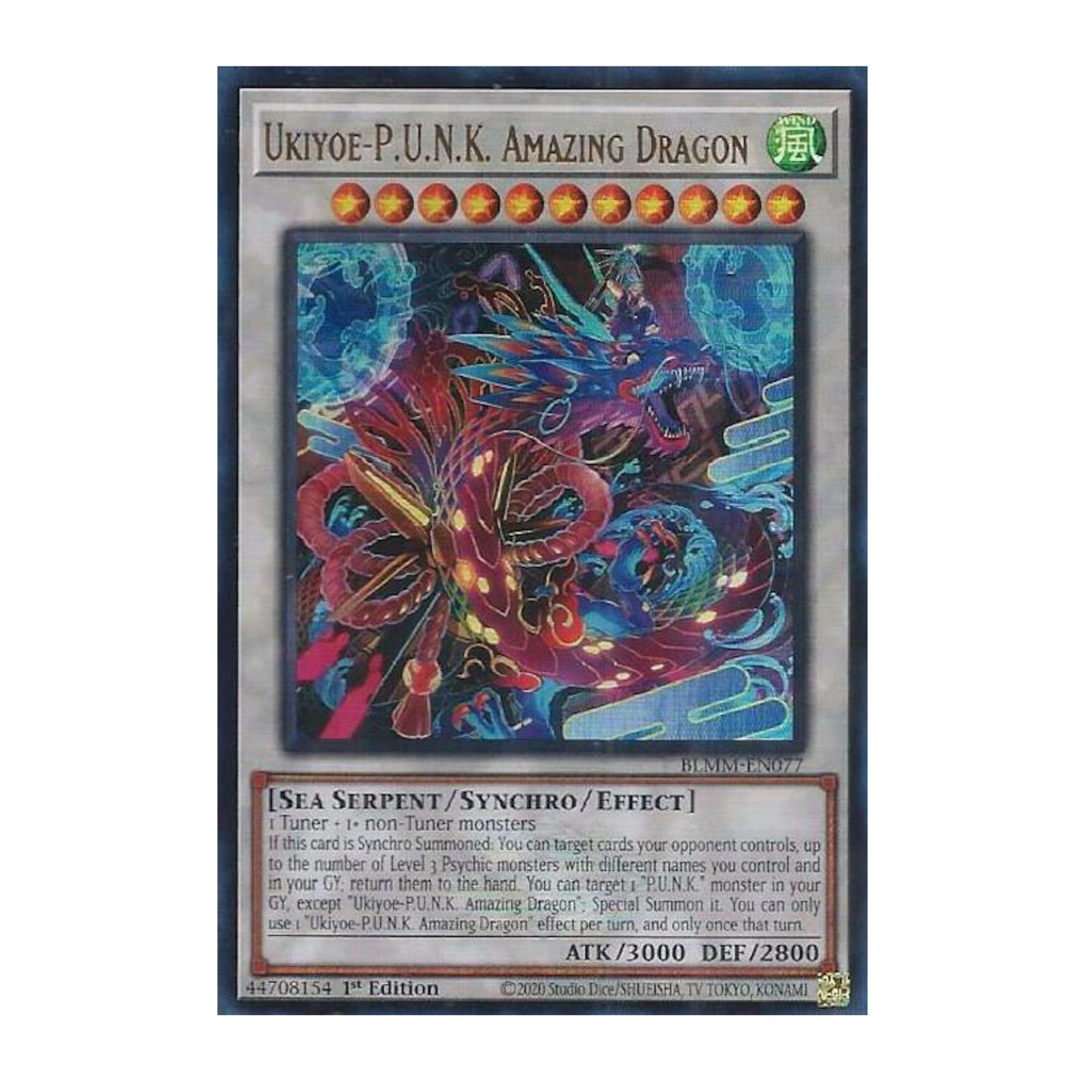 Yu-Gi-Oh! Ukiyoe-P.U.N.K. Amazing Dragon - Battles of Legend: Monster Mayhem (BLMM)