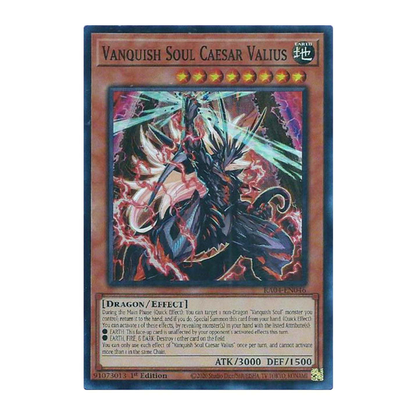 Yu-Gi-Oh! Vanquish Soul Caesar Valius - Quarter Century Stampede