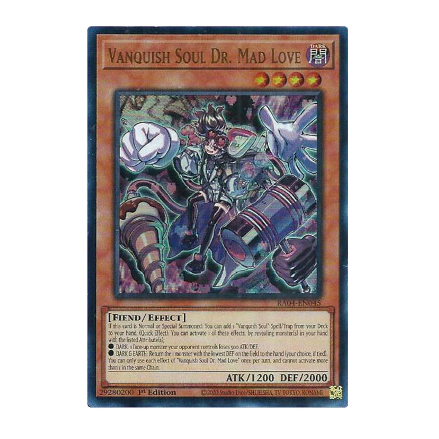 Yu-Gi-Oh! Vanquish Soul Dr. Mad Love (UR) - Quarter Century Stampede
