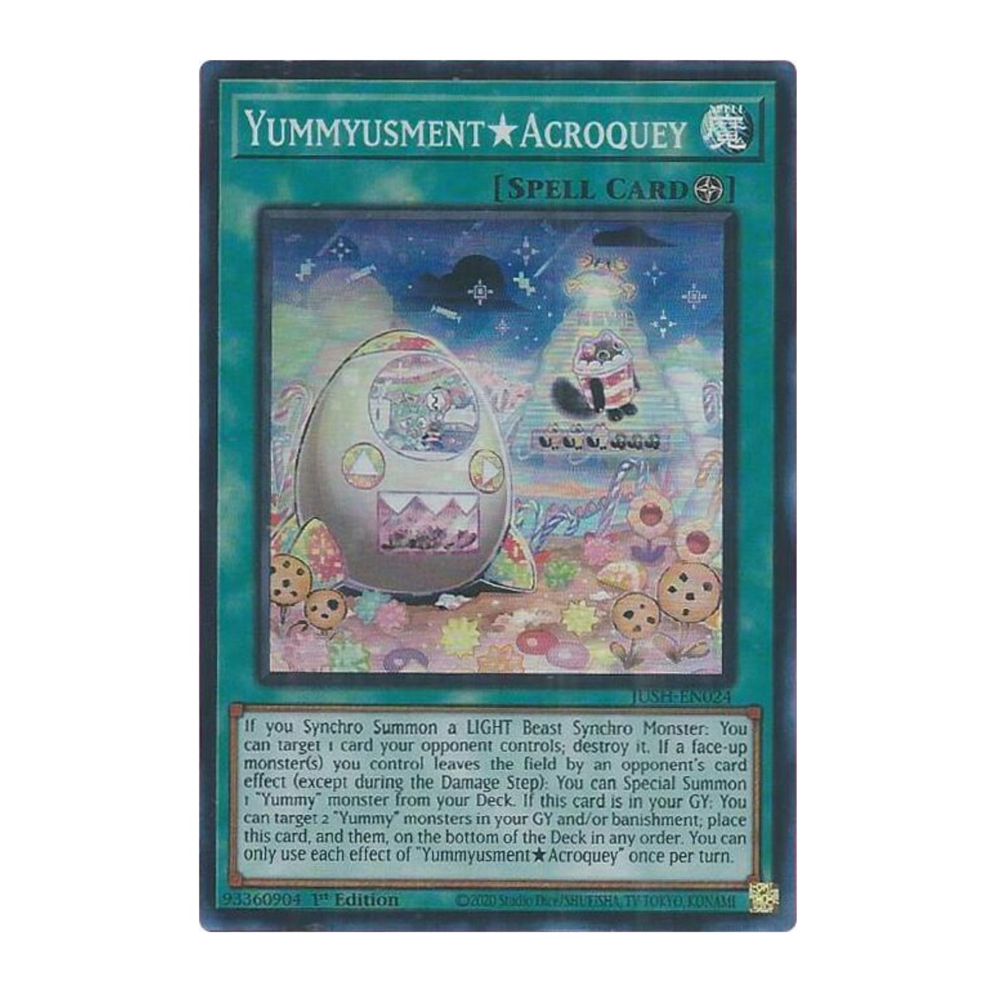 Yu-Gi-Oh! YummyusmentAcroquey (Super Rare) - Justice Hunters (JUSH)