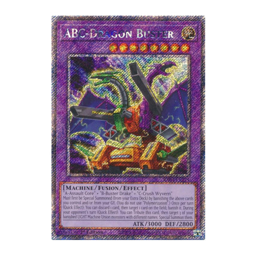 Yu-Gi-Oh! ABC-Dragon Buster (Platinum Secret Rare) - Quarter Century Stampede