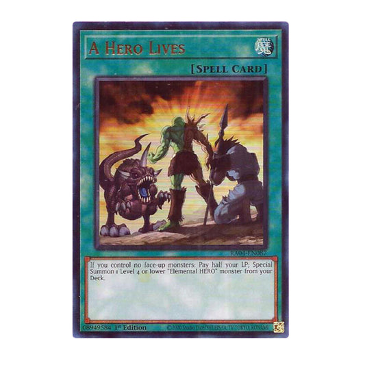 Yu-Gi-Oh! A Hero Lives (UR) - Quarter Century Stampede