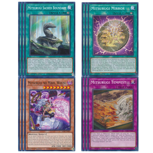 Yu-Gi-Oh! Mitsurugi Deck Core 12 Common Cards ALIN Alliance Insight YuGiOh