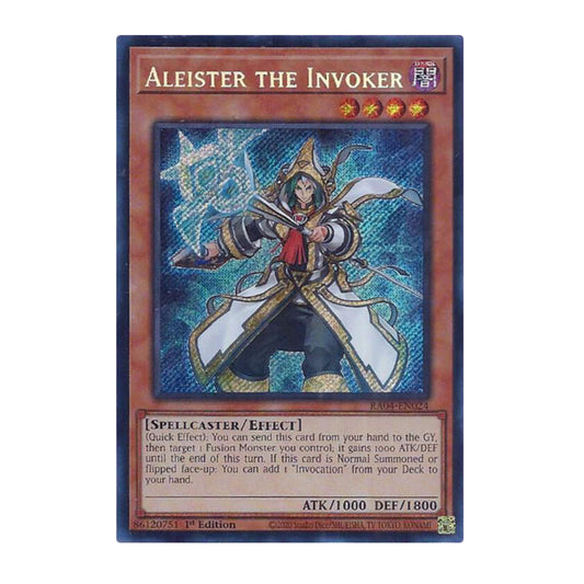 Yu-Gi-Oh! Aleister the Invoker (Alternate Art) (Secret Rare) - Quarter Century Stampede