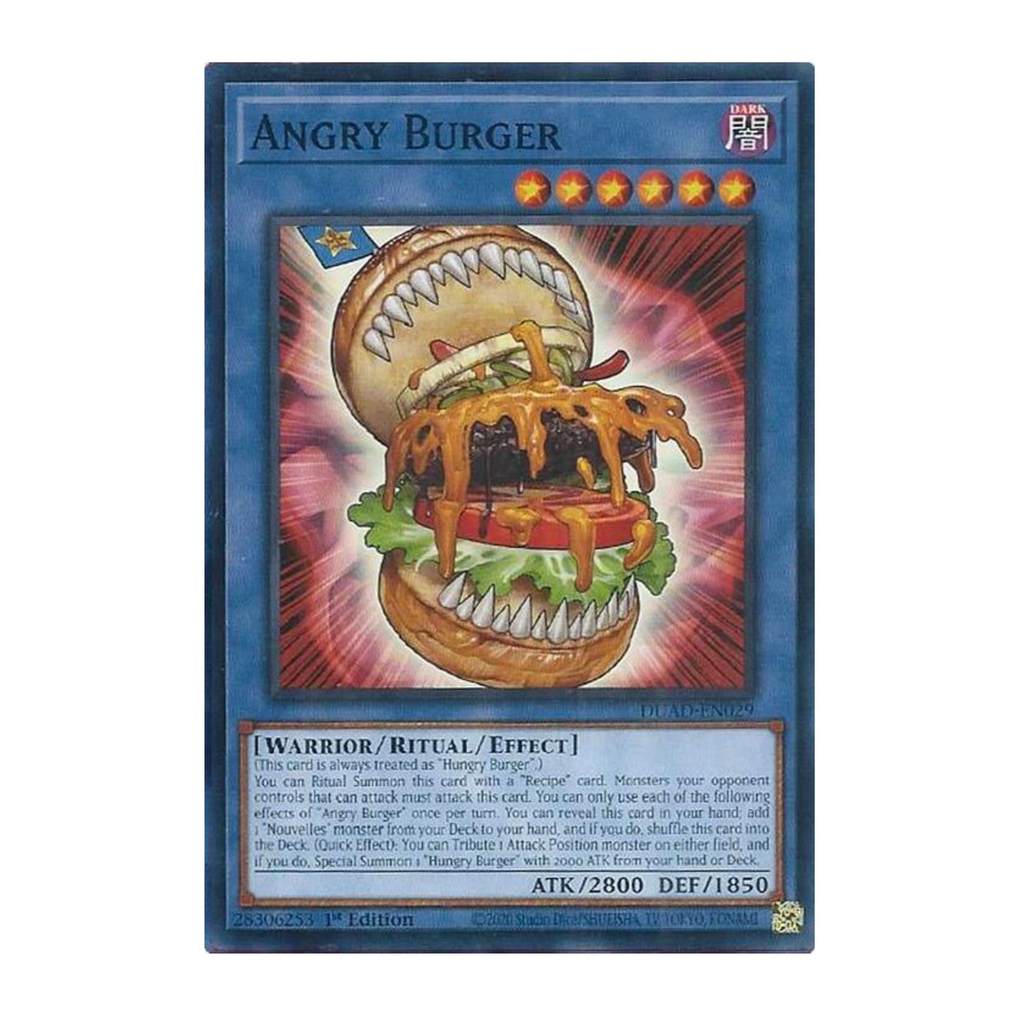 Yu-Gi-Oh! Angry Burger - Duelist's Advance (DUAD)