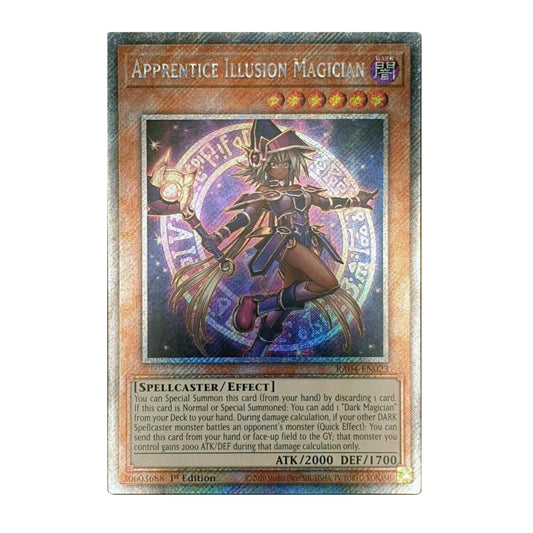 Yu-Gi-Oh! Apprentice Illusion Magician (Platinum Secret Rare) - Quarter Century Stampede