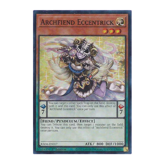Yu-Gi-Oh! Archfiend Eccentrick -Super rare Quarter Century Stampede