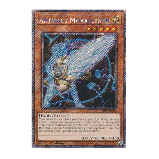 Yu-Gi-Oh! Artifact Moralltach (Platinum Secret Rare) - Quarter Century Stampede