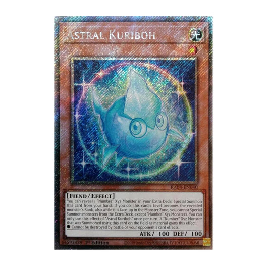Yu-Gi-Oh! Astral Kuriboh (Platinum Secret Rare) - Quarter Century Stampede