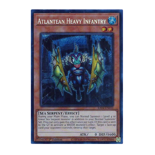 Yu-Gi-Oh! Atlantean Heavy Infantry (Secret Rare) - Quarter Century Stampede