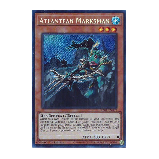 Yu-Gi-Oh! Atlantean Marksman (Secret Rare) - Quarter Century Stampede