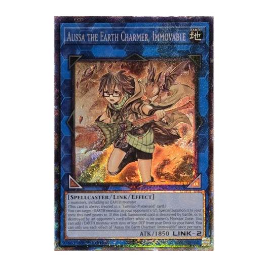 Yu-Gi-Oh! Aussa the Earth Charmer, Immovable (PCR) - Quarter Century Stampede