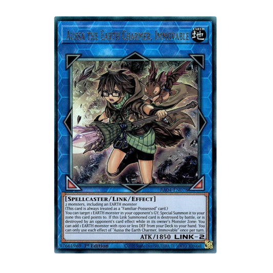 Yu-Gi-Oh! Aussa the Earth Charmer, Immovable (PUR) - Quarter Century Stampede