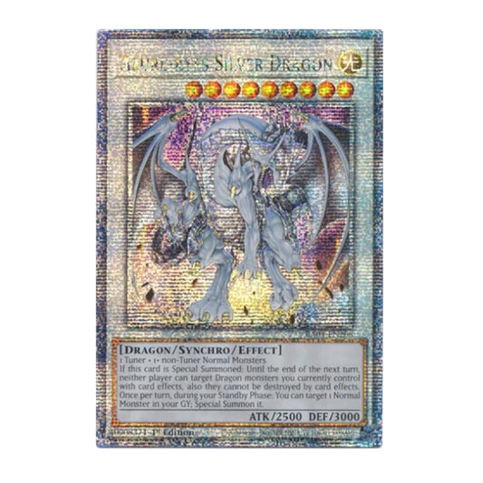 Yu-Gi-Oh! Azure-Eyes Silver Dragon (Quarter Century Secret Rare) - Quarter Century Stampede
