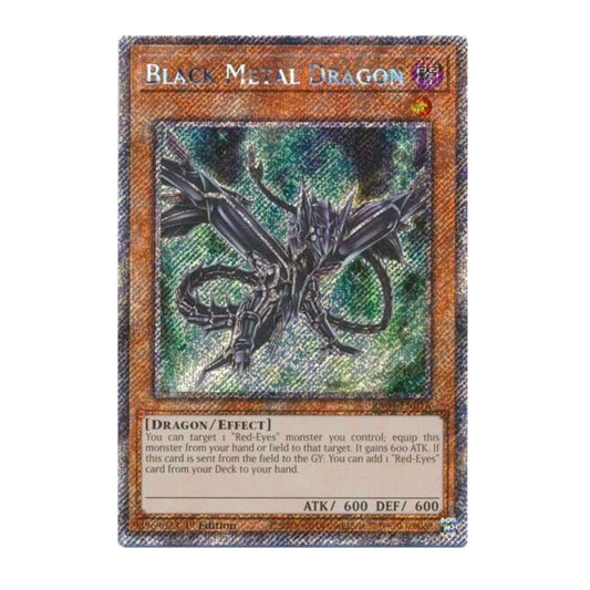 Yu-Gi-Oh! Black Metal Dragon (Platinum Secret Rare) - Quarter Century Stampede