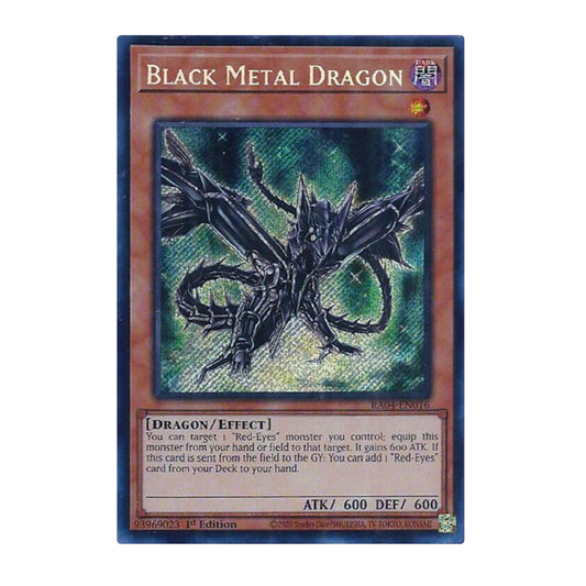 Yu-Gi-Oh! Black Metal Dragon (Secret Rare) - Quarter Century Stampede